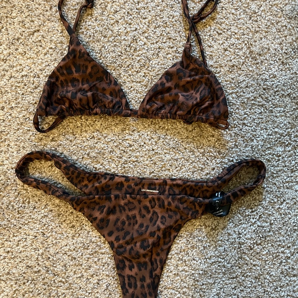 Ark Swimwear leopard bikini set